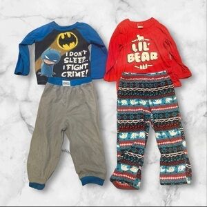 Toddler boys pajamas bundle size 2T